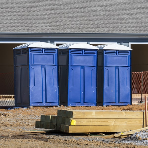 how do you ensure the porta potties are secure and safe from vandalism during an event in Lamar